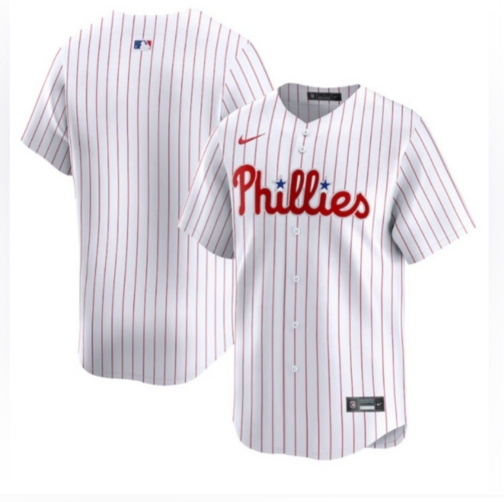 Men's Philadelphia Phillies Nike White Home Limited Jersey. Size XXL.
